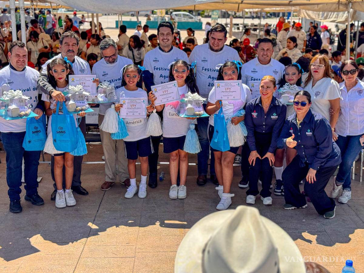 $!Alumnos de la primaria Benito Juárez recibieron el premio del Concurso de Baile y Coreografía, fomentando la cultura del agua.