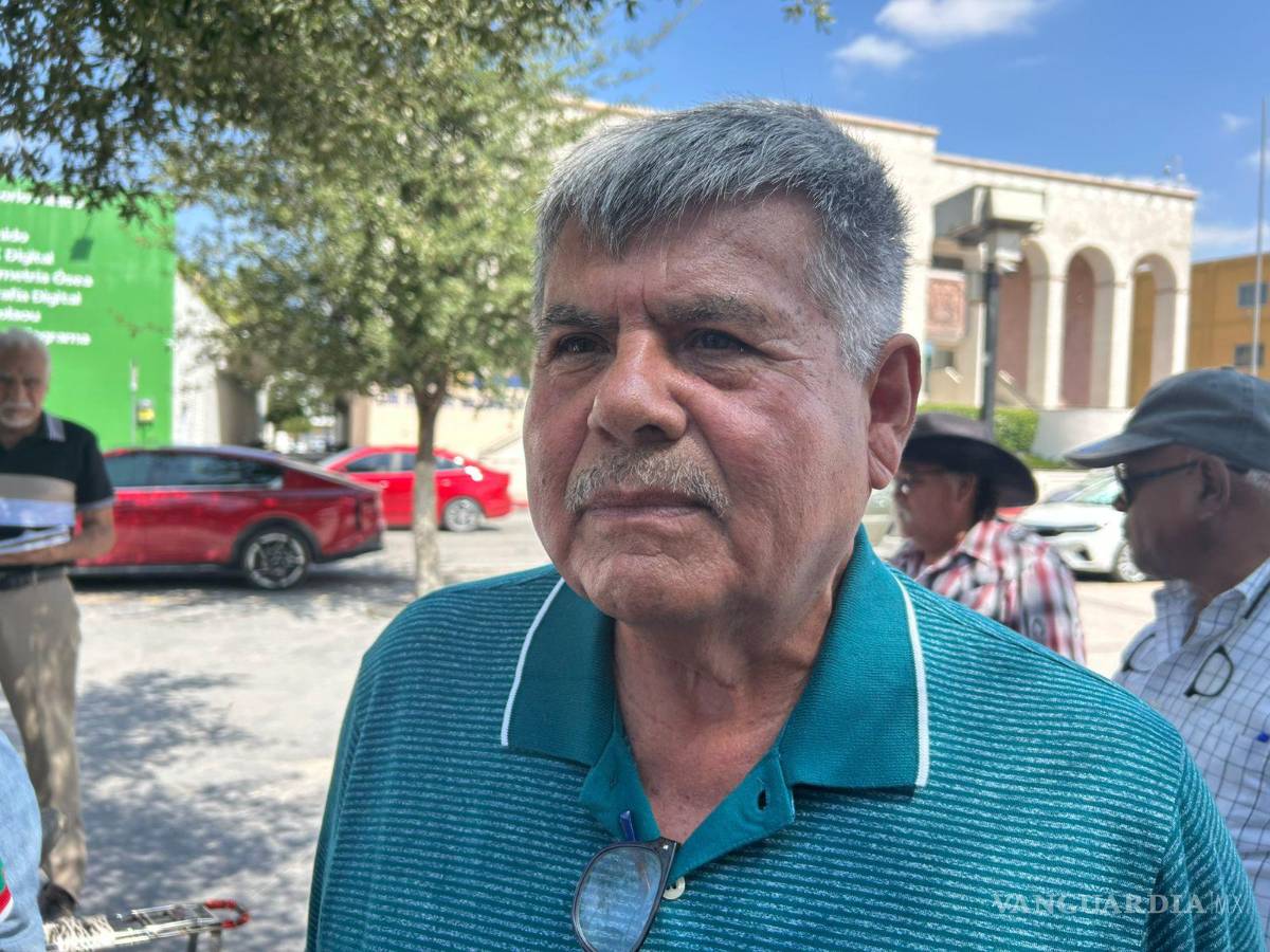 $!Julián Torres Ávalos, líder del Grupo de Defensa Laboral de ex obreros de AHMSA, advirtió que retomarán movilizaciones si no hay avances en el proceso de subasta de la siderúrgica.