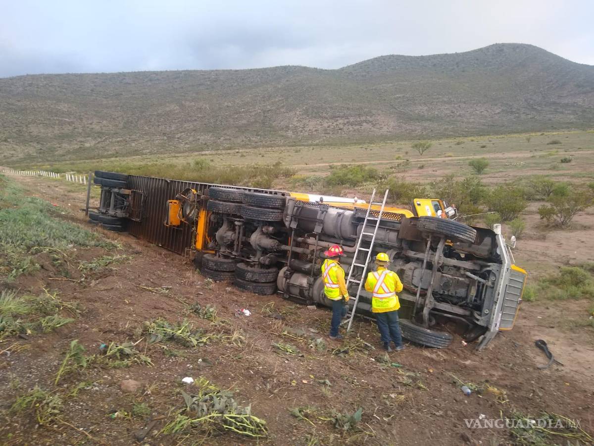 $!Del percance se hizo cargo la Guardia Nacional (GN) división carreteras.