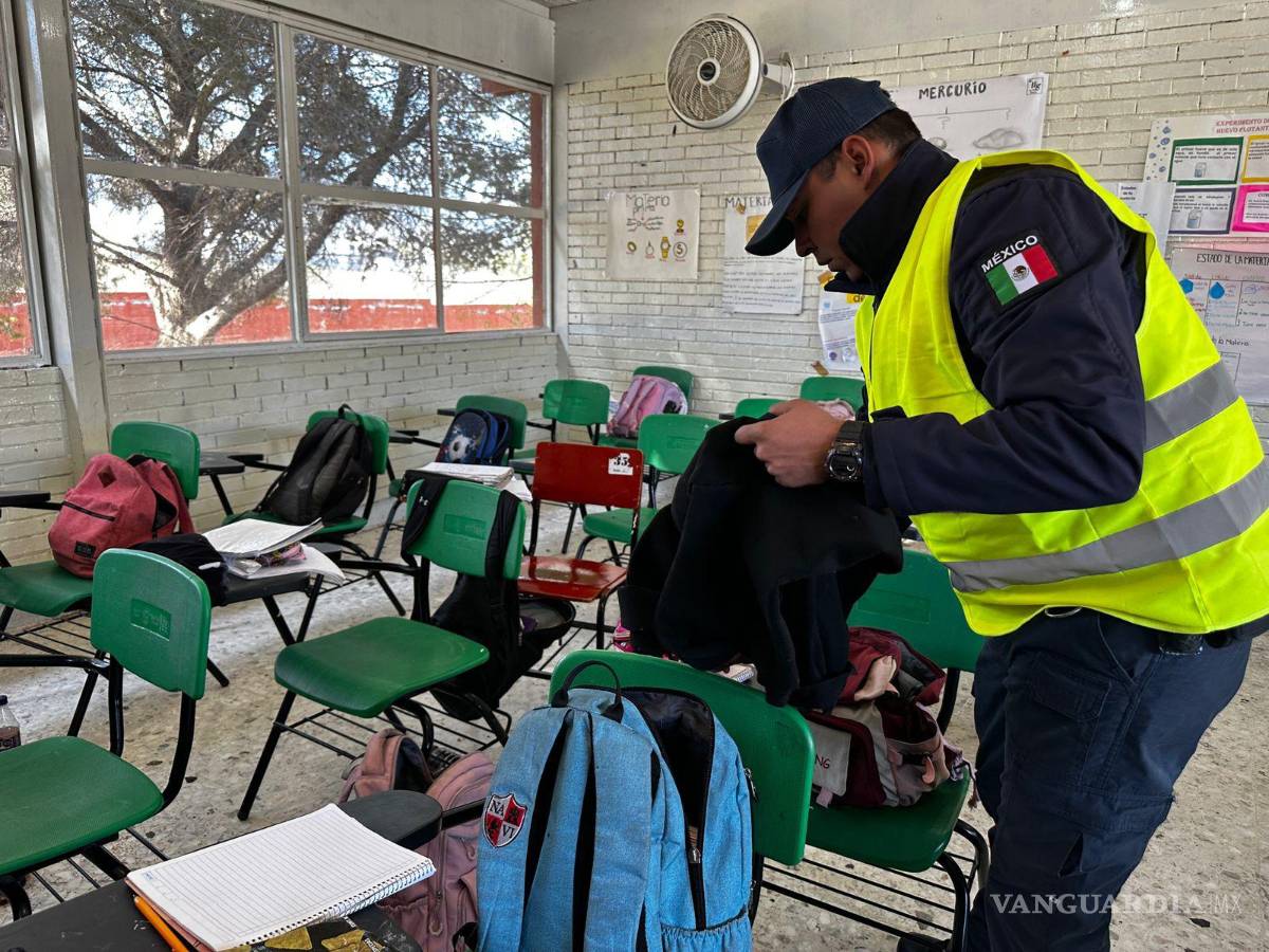 $!El operativo ‘Mochila Segura’ contribuye a mantener un ambiente escolar libre de riesgos, promoviendo un espacio propicio para el desarrollo integral de los estudiantes.
