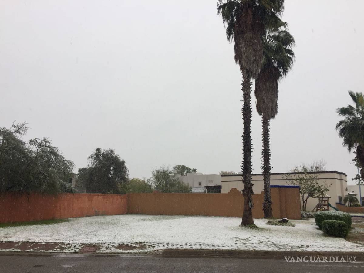 $!Cubre aguanieve en Piedras Negras; piden extremar precauciones