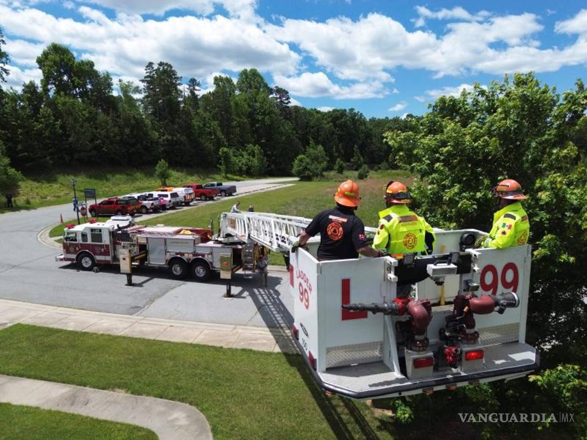 $!Bomberos de Coahuila y Nuevo León concluyen certificación internacional en Estados Unidos