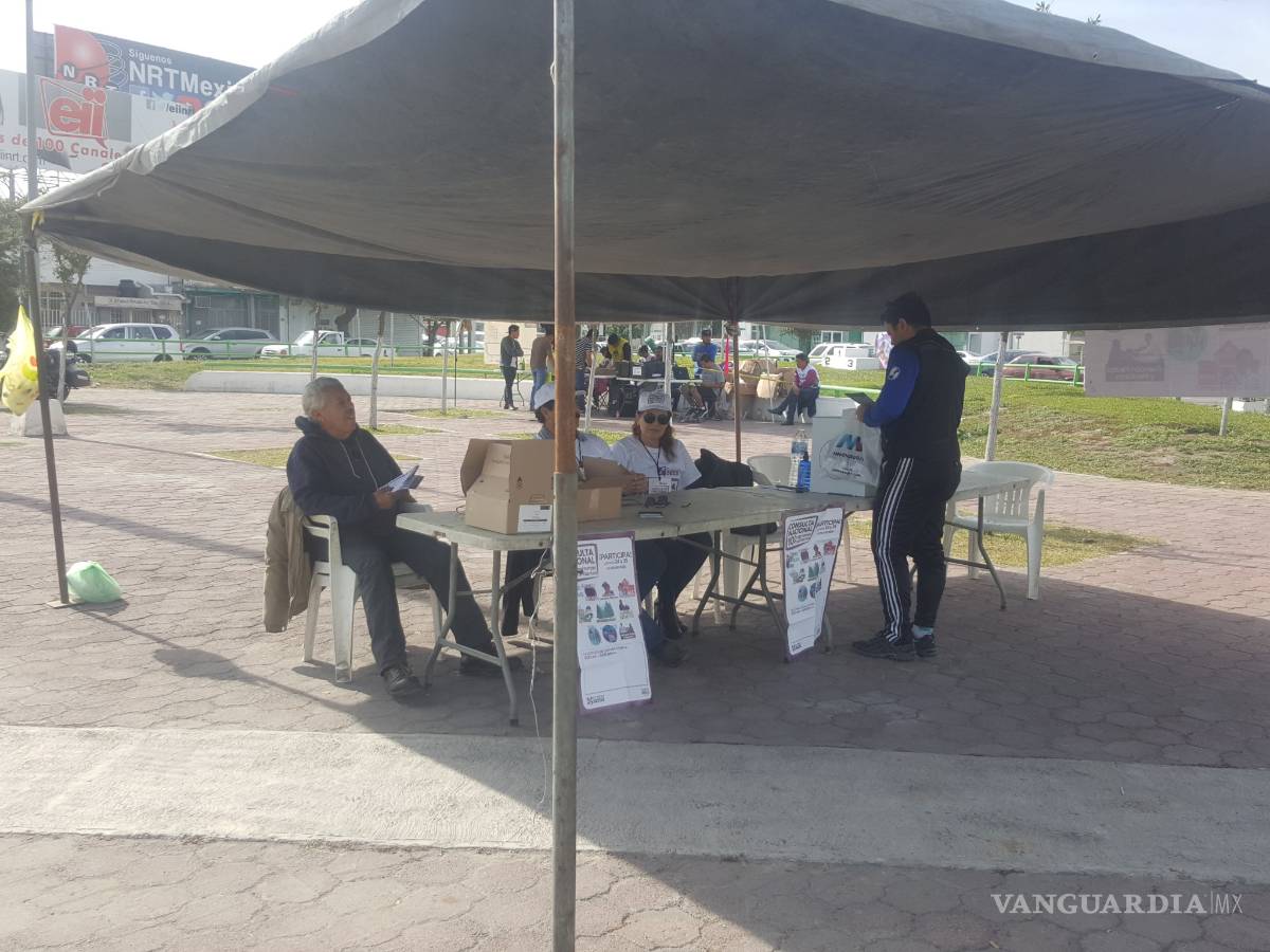 $!En Monclova se registra poca participación en la consulta del Tren Maya