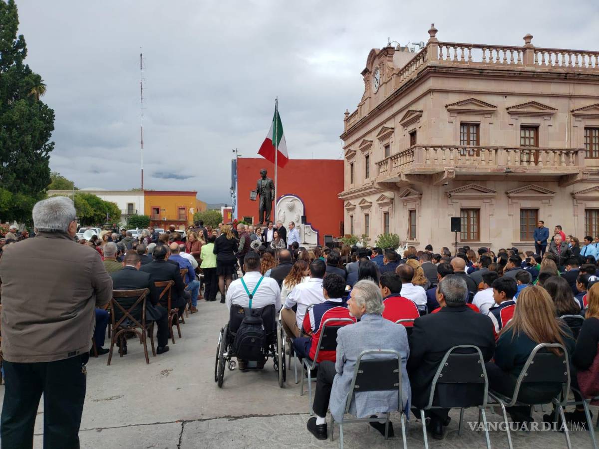 $!Este homenaje no solo es un tributo a la memoria de Francisco I. Madero, sino también un recordatorio de los valores que él representaba.