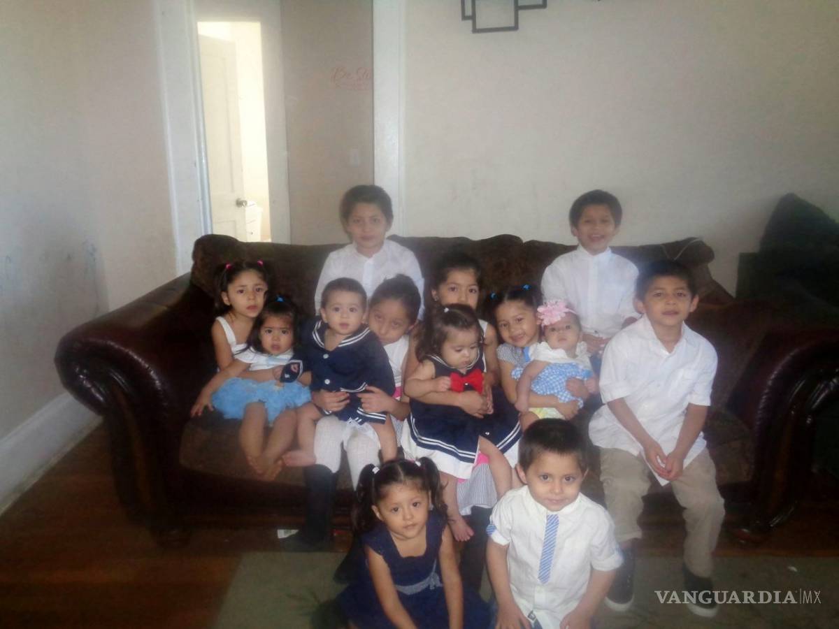 $!Pareja tiene 15 hijos, espera otro y quieren más