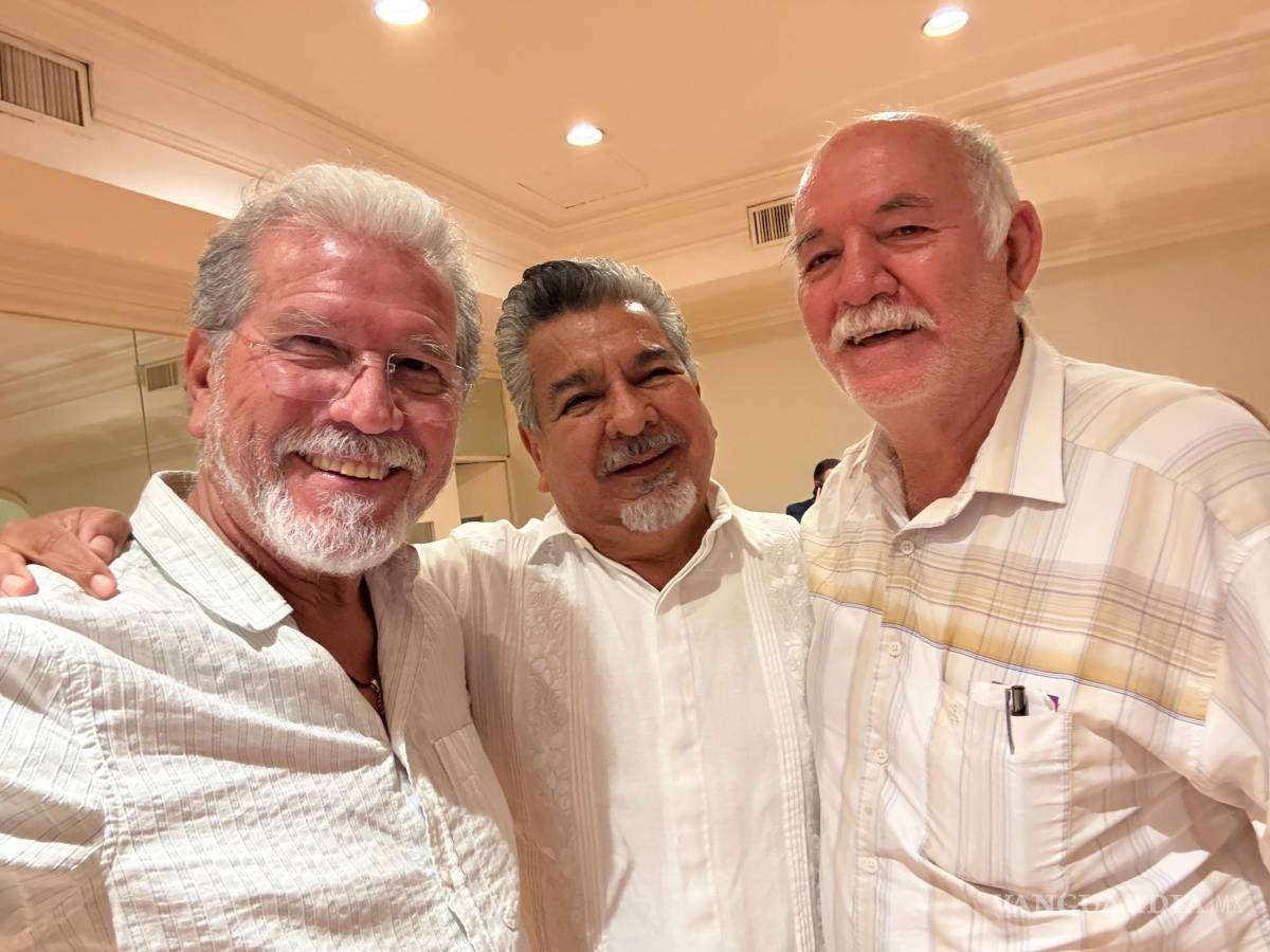 $!Con Jorge Cuéllar, vocero del gobernador de Tamaulipas, Américo Villarreal y Anuar Canavati, empresario regio.