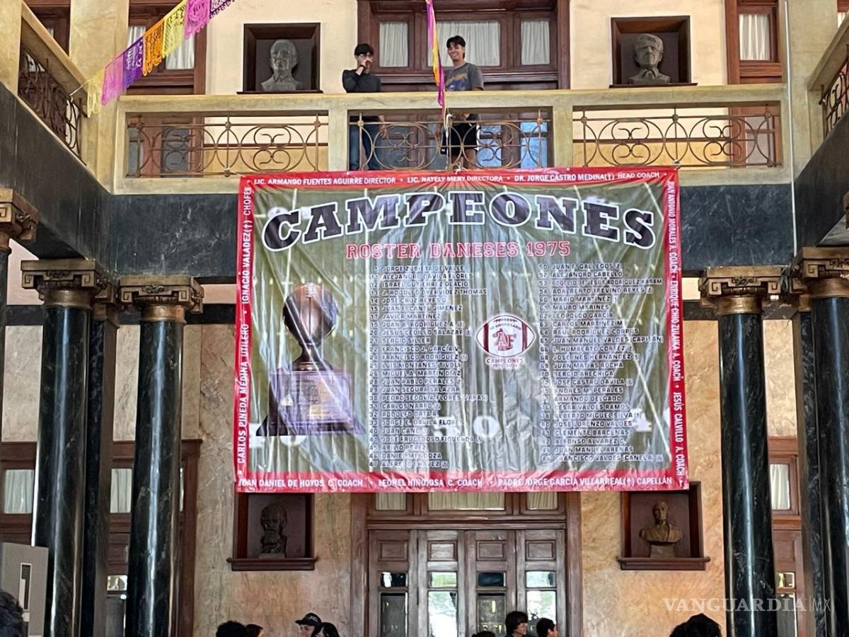 $!Este sábado 18 de octubre, el Ateneo Fuente celebra el 50 aniversario del campeonato de fútbol americano logrado por los Daneses en 1975.