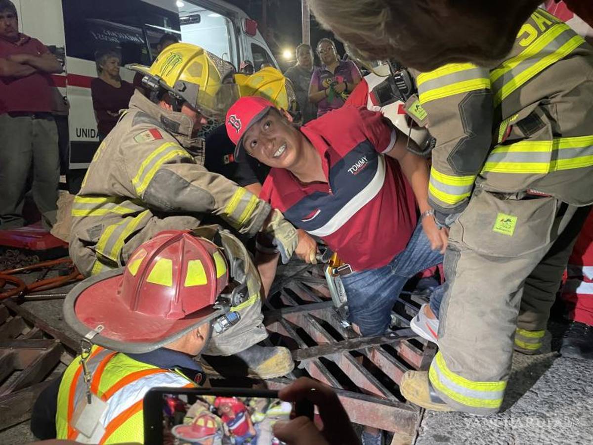 $!Jorge sufrió una herida en la rodilla derecha durante el proceso.