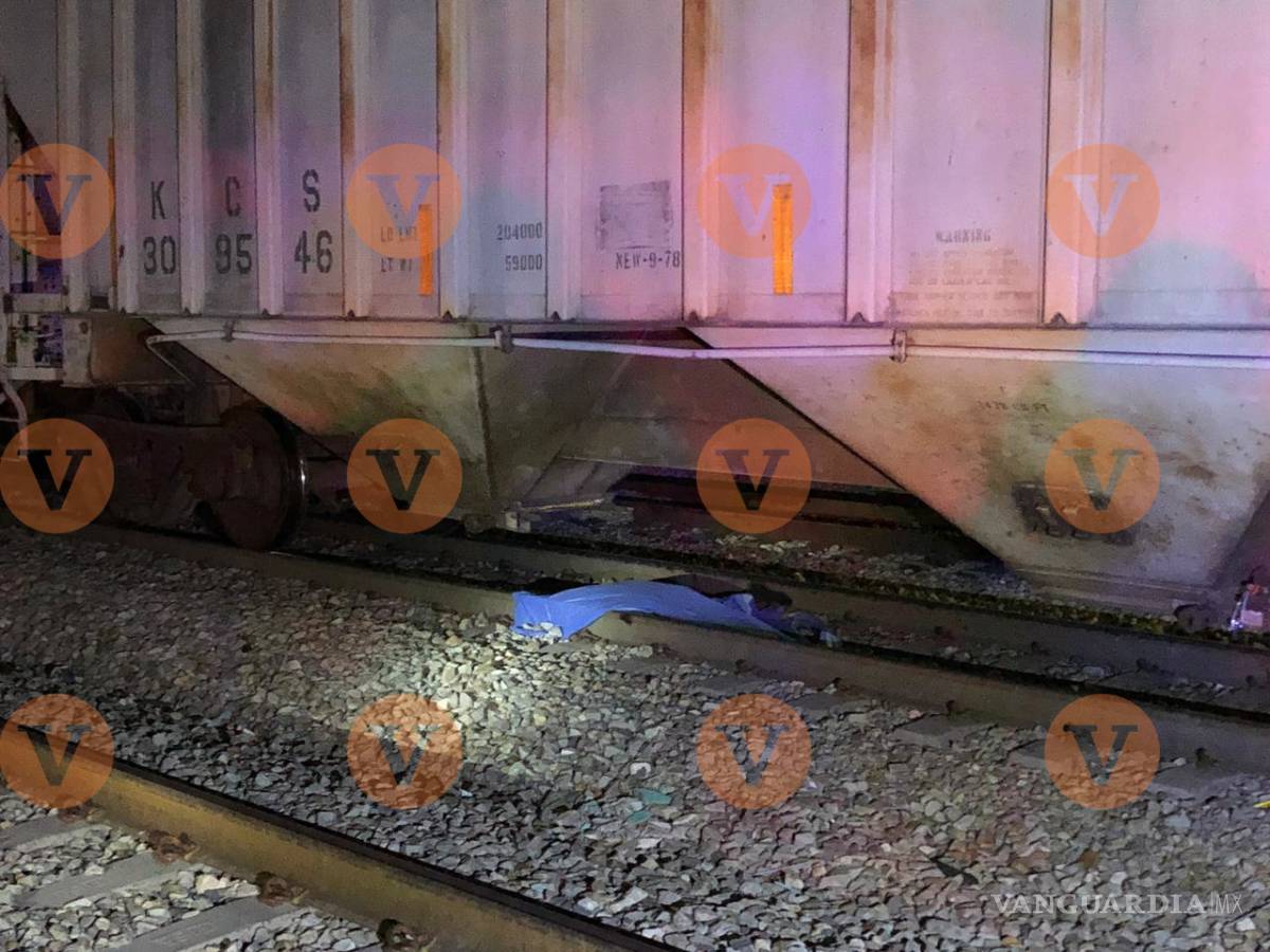 $!Tren parte en dos a un hombre en Ramos Arizpe, Coahuila