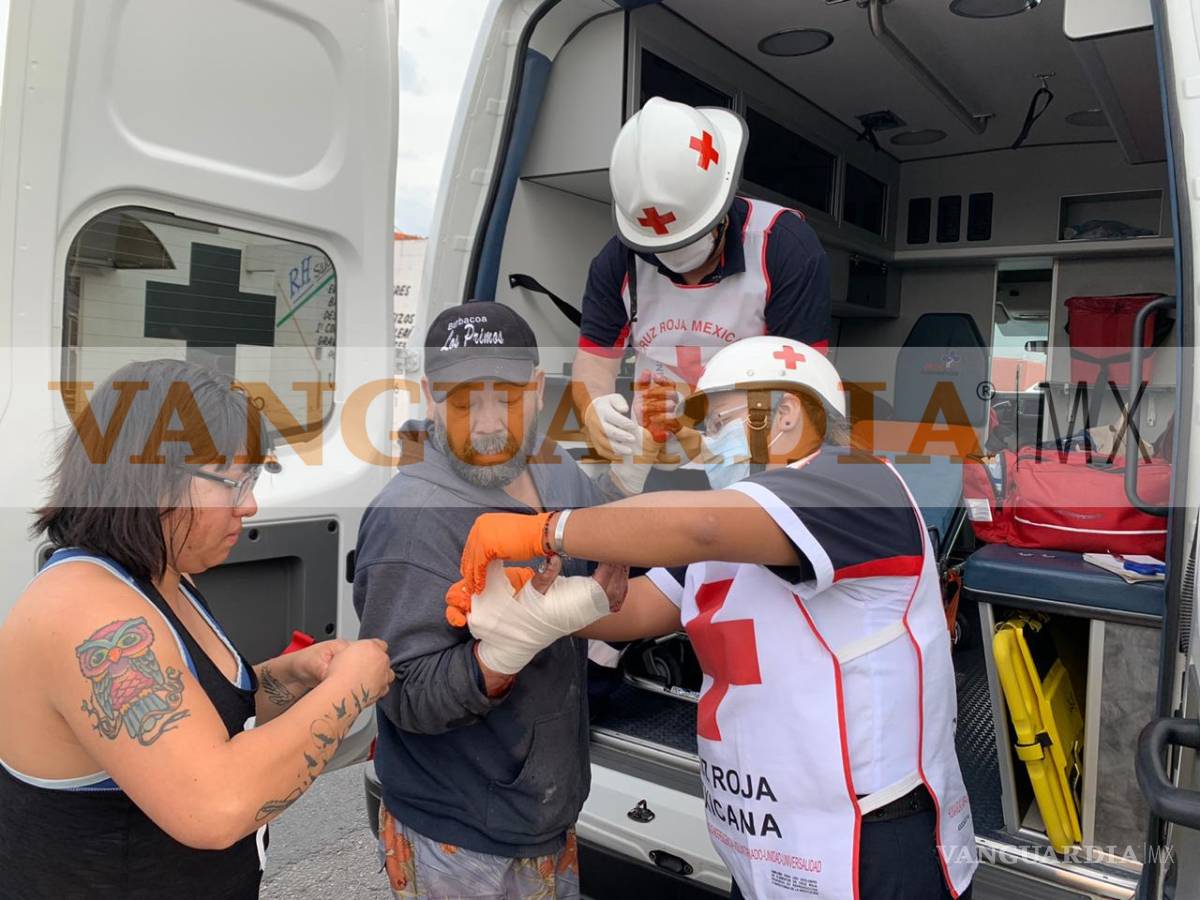 $!Casi se amputa las manos con un pulidor vecino de la colonia Zaragoza de Saltillo