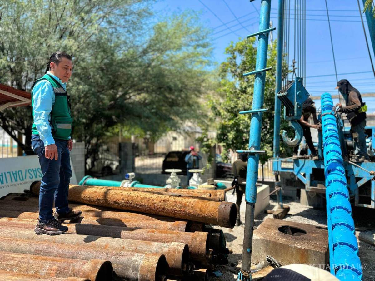 $!La Bomba 97, ubicada en la colonia Las Luisas, volvió a operar con un gasto de 65 litros por segundo hacia la red general.