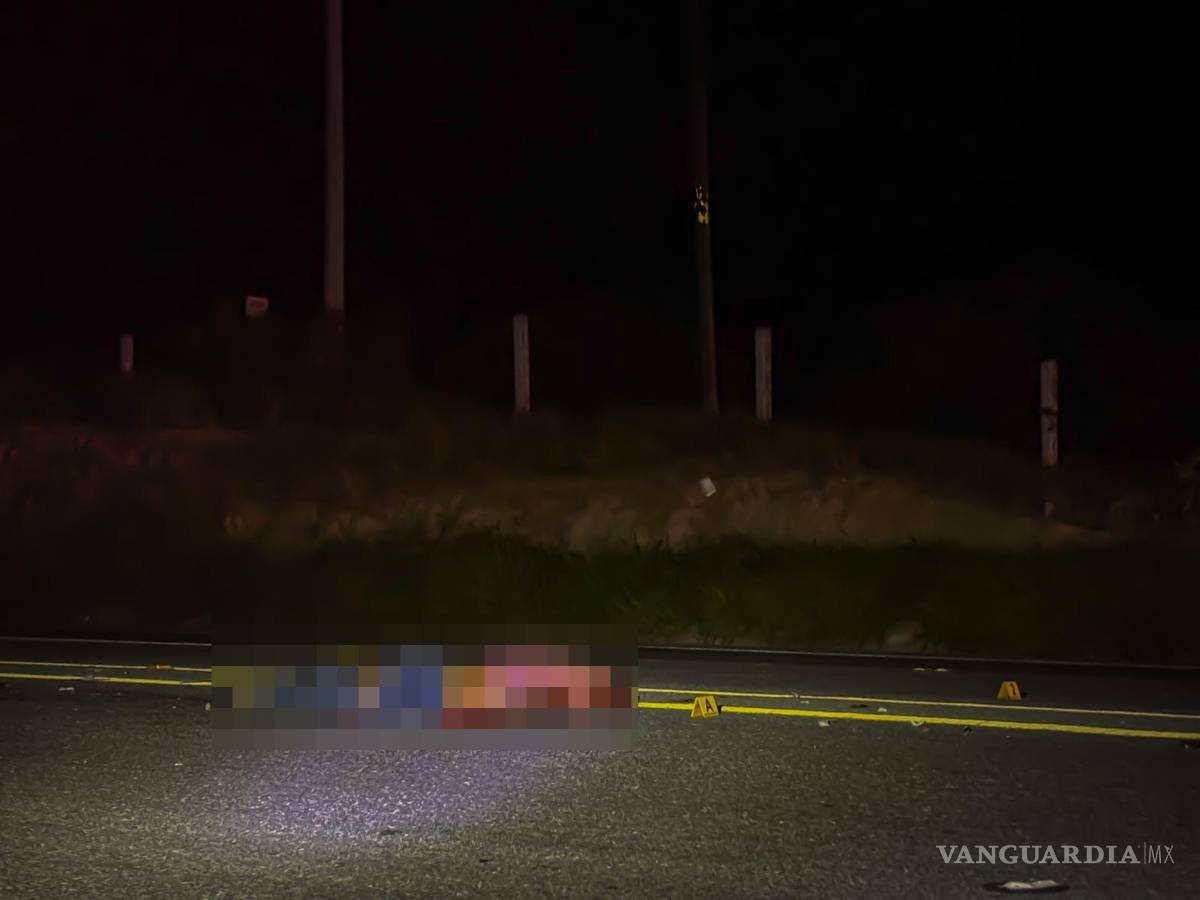 $!El hombre fue presuntamente embestido por un vehículo de carga que se dio a la fuga.