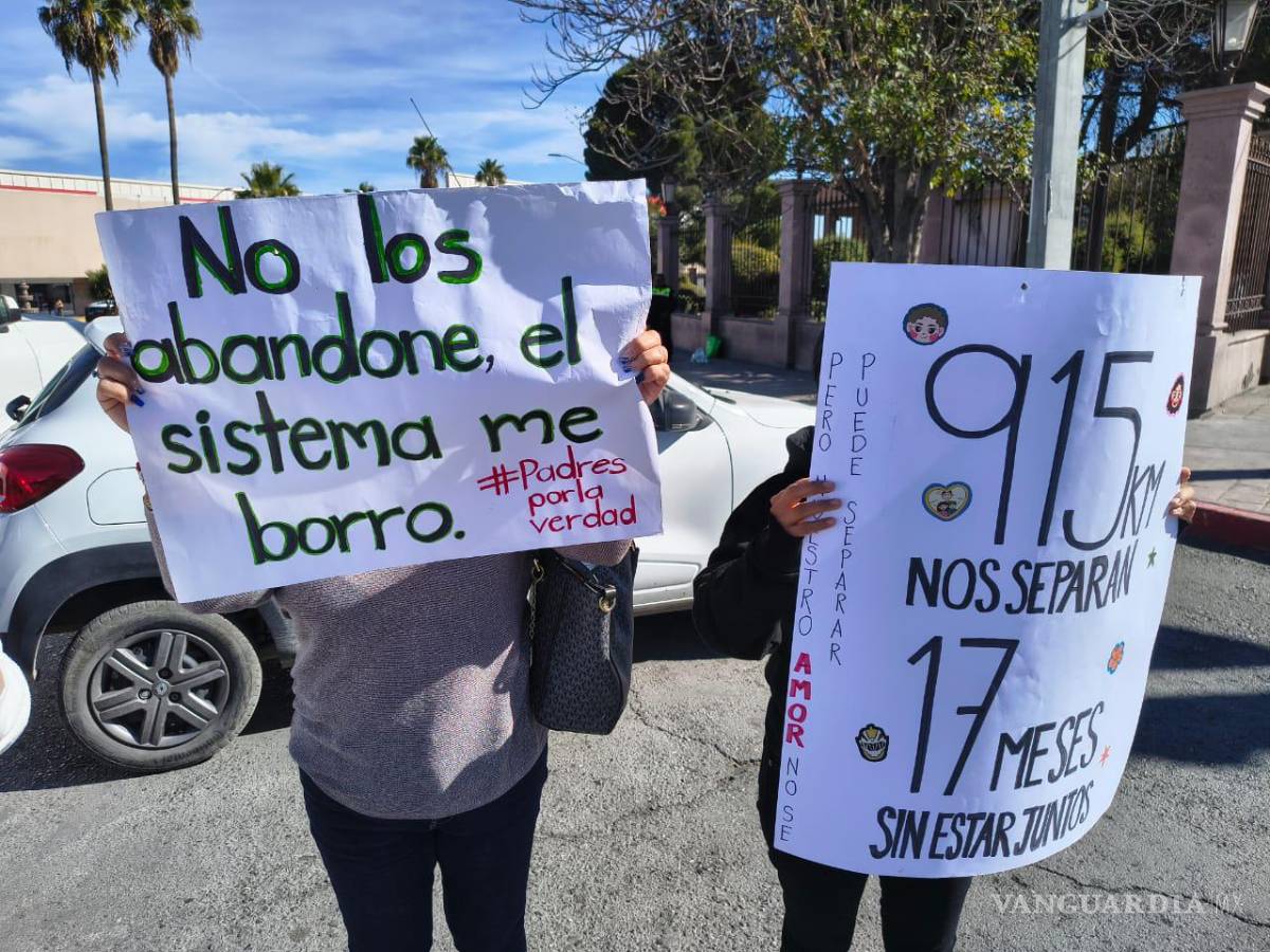 $!Denunciaron lo que consideran un patrón de decisiones judiciales que, aseguran, vulnera su derecho a convivir con sus hijos.