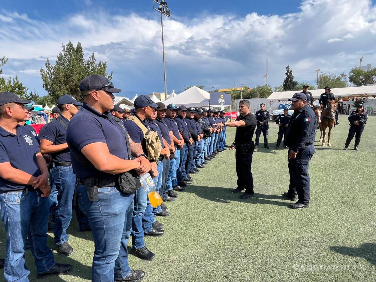 $!Listo el estado de fuerza para proteger a las miles de familias que asisten esta tarde al FutFest Saltillo 2026.