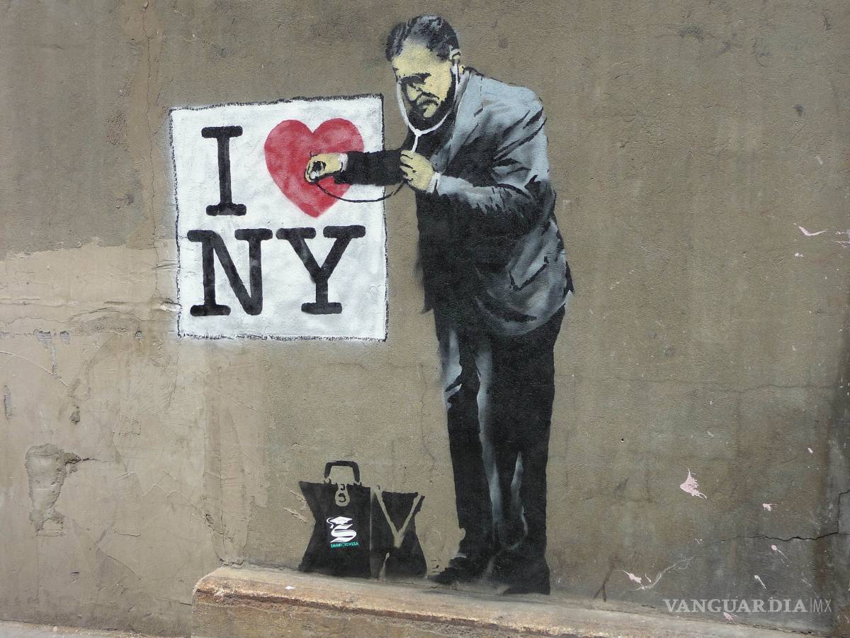 $!Inauguran en Roma la más grande muestra dedicada al grafitero Banksy