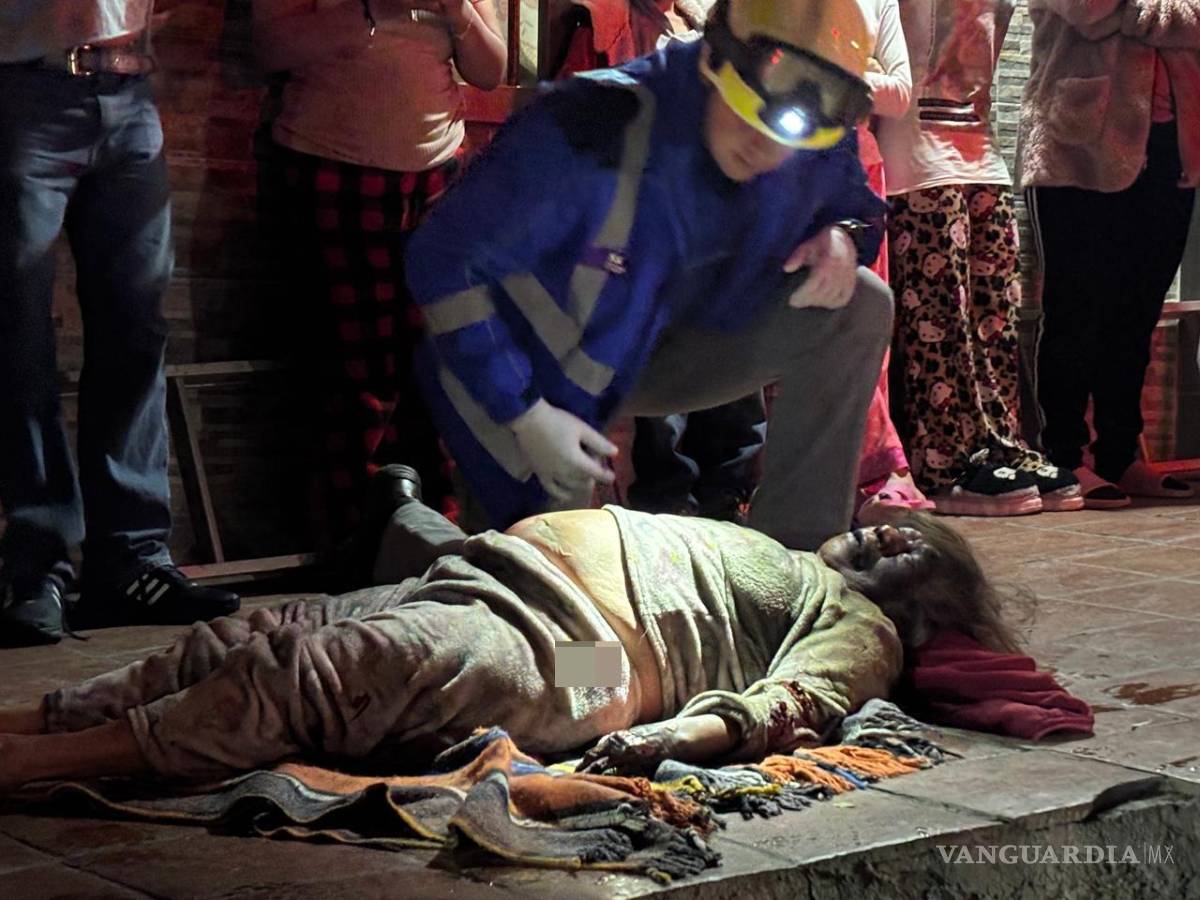 $!María del Rosario fue trasladada en código rojo al Hospital General debido a las quemaduras sufridas.