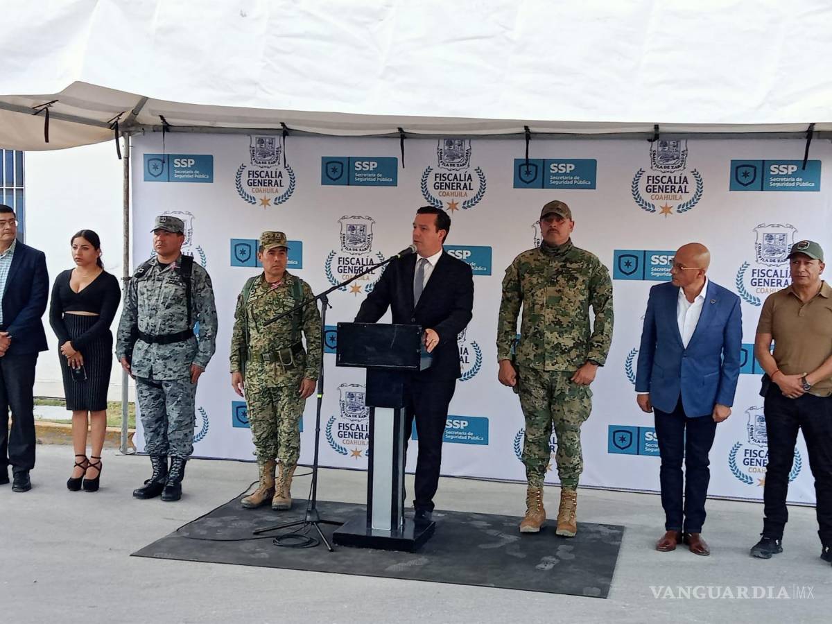 $!Federico Fernández Montañez durante la rueda de prensa donde informó sobre las detenciones.