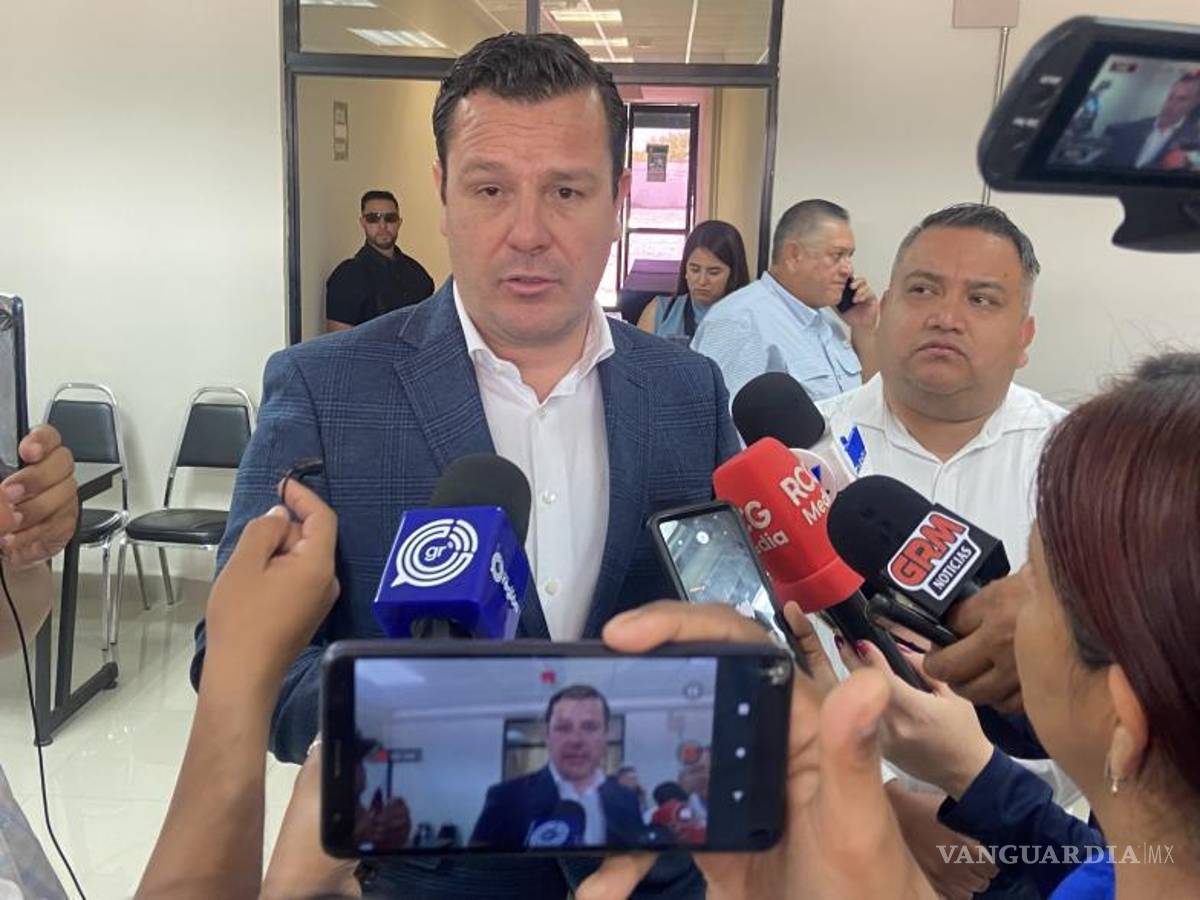 $!El fiscal Federico Fernández Montañez durante la Reunión de Coordinación de Seguridad en Monclova.