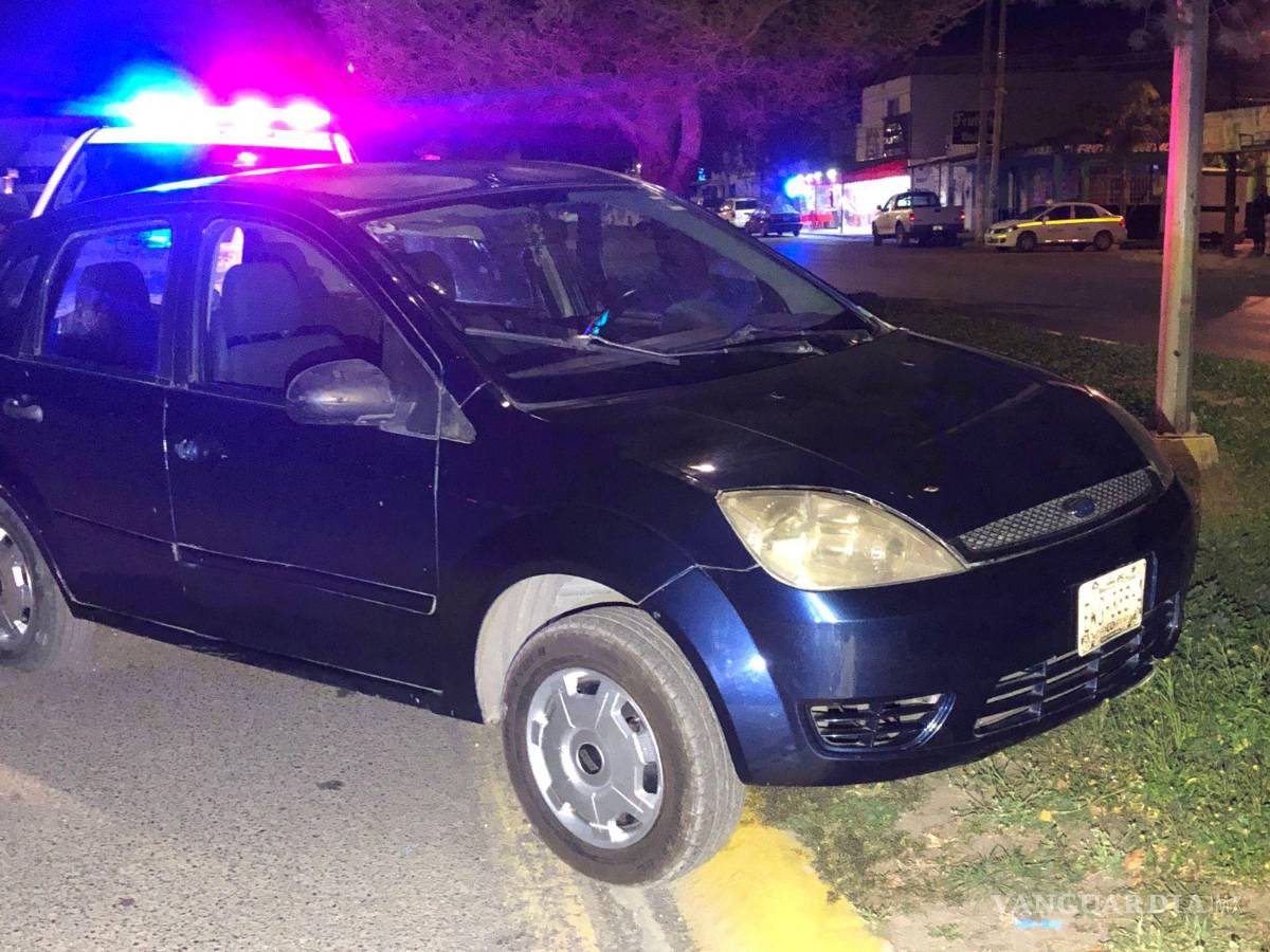 $!El auto de la pareja.