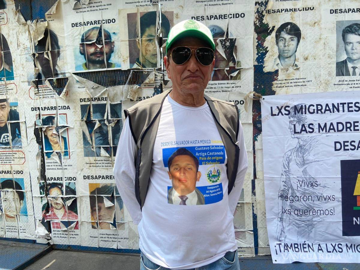$!Salvador Antonio Artiga Morales viaja constantemente desde El Salvador a México para acudir a las brigadas de búsqueda.