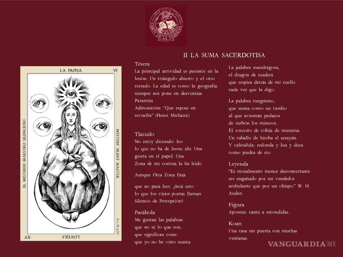 $!Tarot de la taberna: Un salto al vacío que se transfiguró en arte e intuición