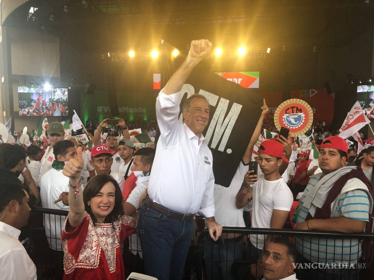 $!Meade se compromete a reforzar la seguridad de México durante cierre de campaña en Saltillo