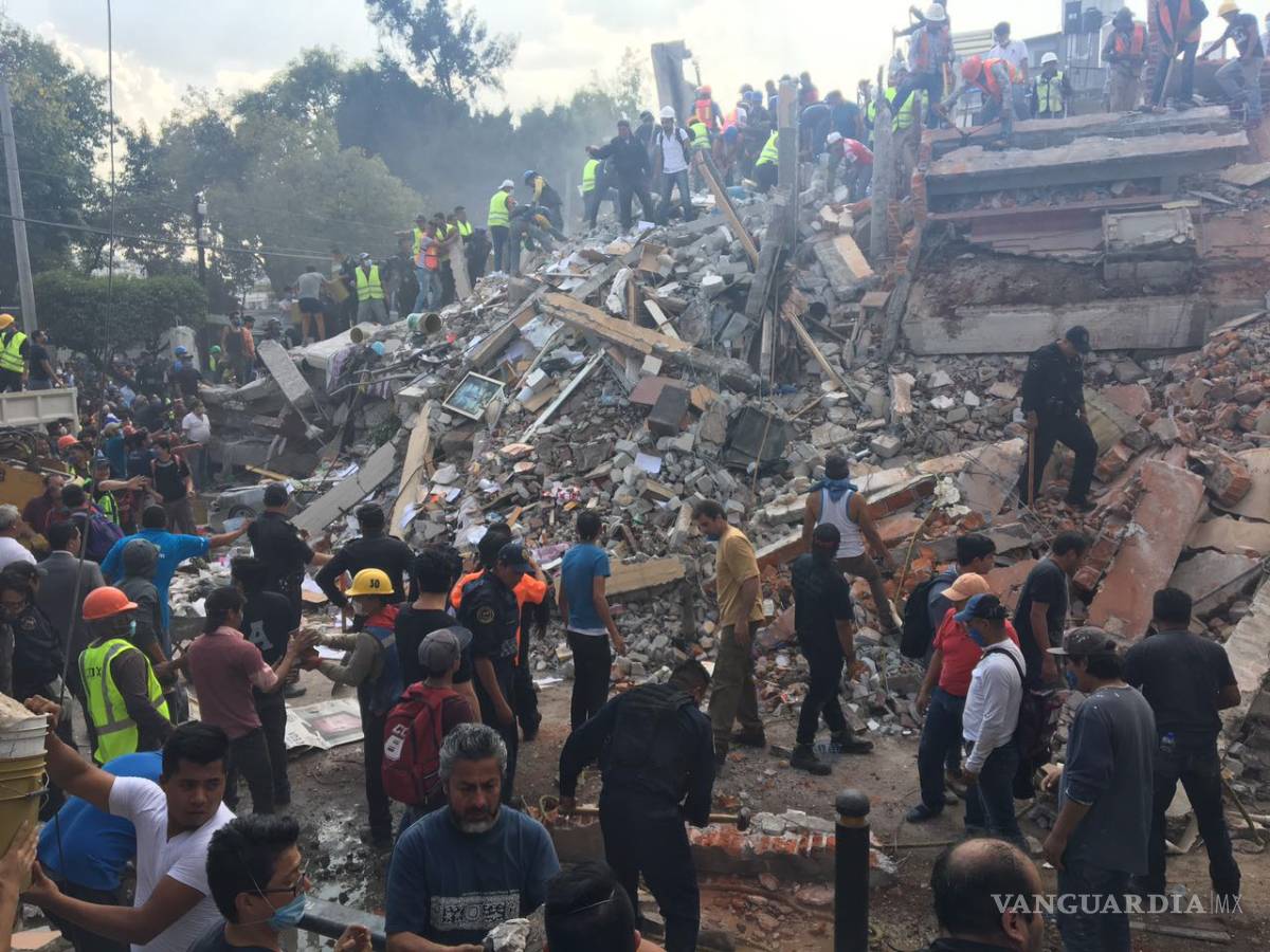 $!Terremotos de 1985 y 2017 en imágenes