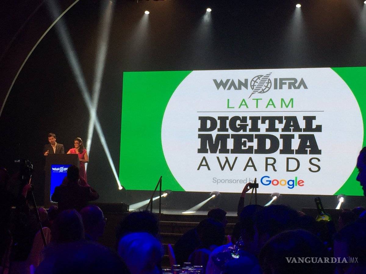 $!Obtiene VANGUARDIA 2do lugar de premios WAN-IFRA