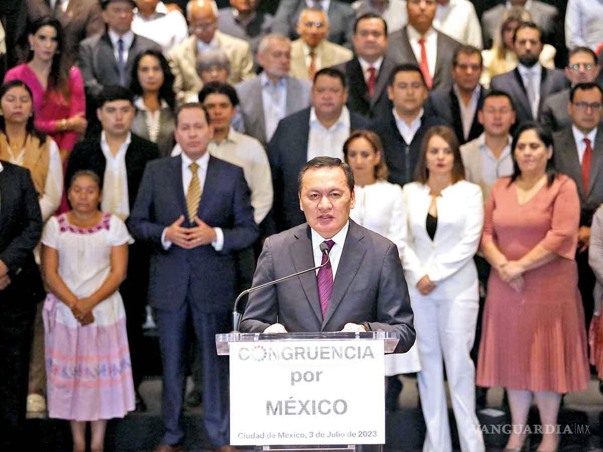 $!Uno de los golpes más fuertes que sufrió el PRI fue la salida de Miguel Ángel Osorio Chong y una fracción del grupo Parlamentario del tricolor en el Senado | Foto: Especial