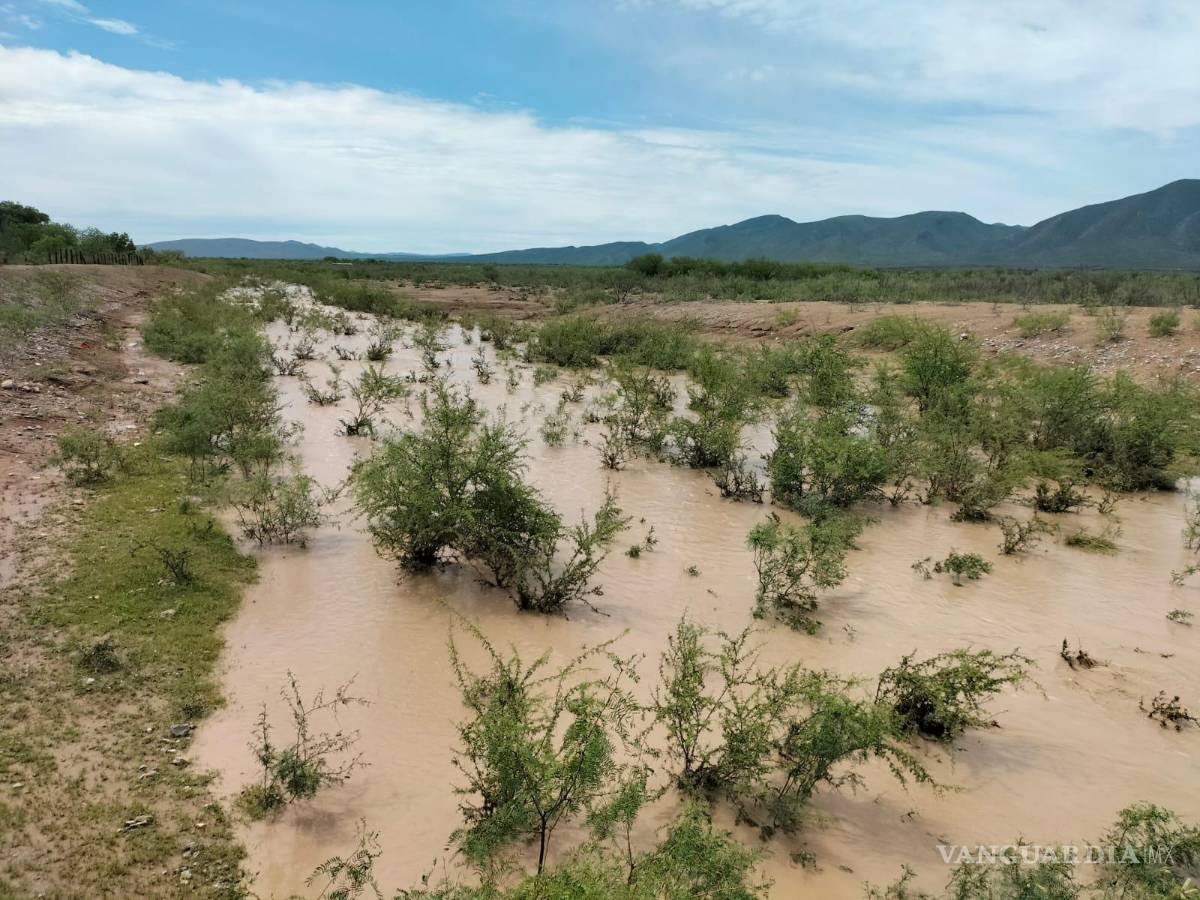 $!La creciente del río en el ejido El Águila mantuvo en alerta a autoridades y habitantes de la comunidad.