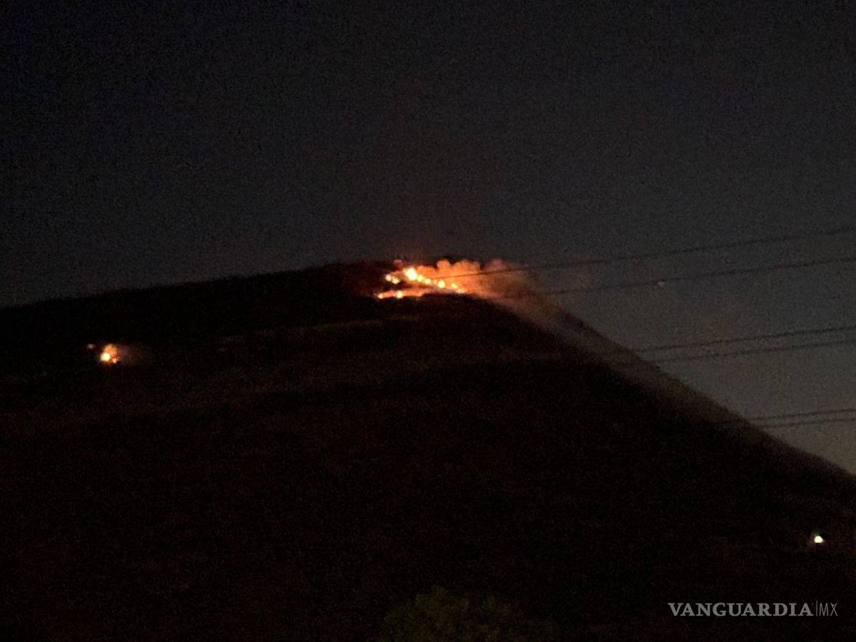 $!Las llamas avanzaron hasta la cima del cerro, donde los bomberos no pudieron acceder con maquinaria.
