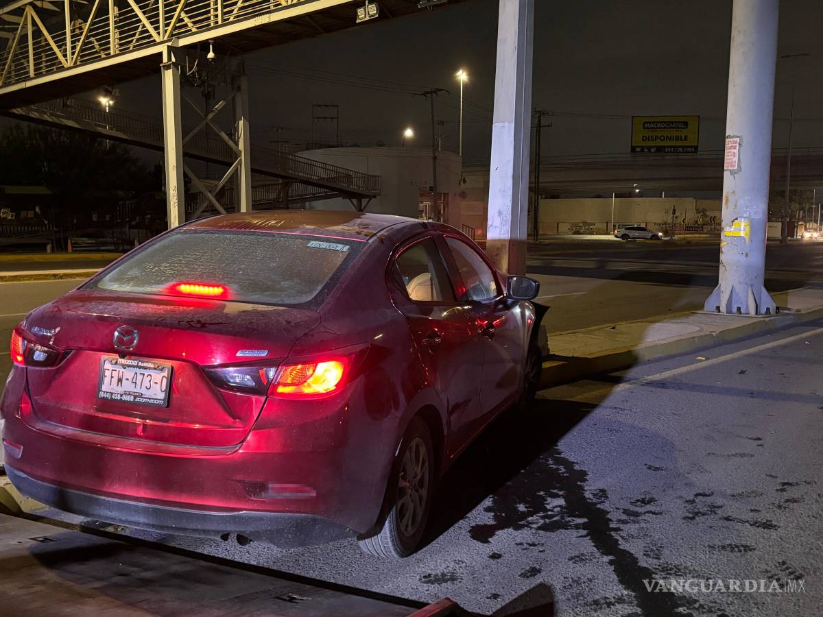 $!El accidente ocurrió sobre el bulevar Eulalio Gutiérrez Treviño.