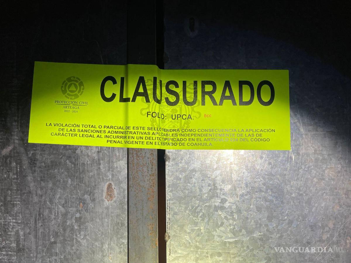 $!El lugar fue clausurado.