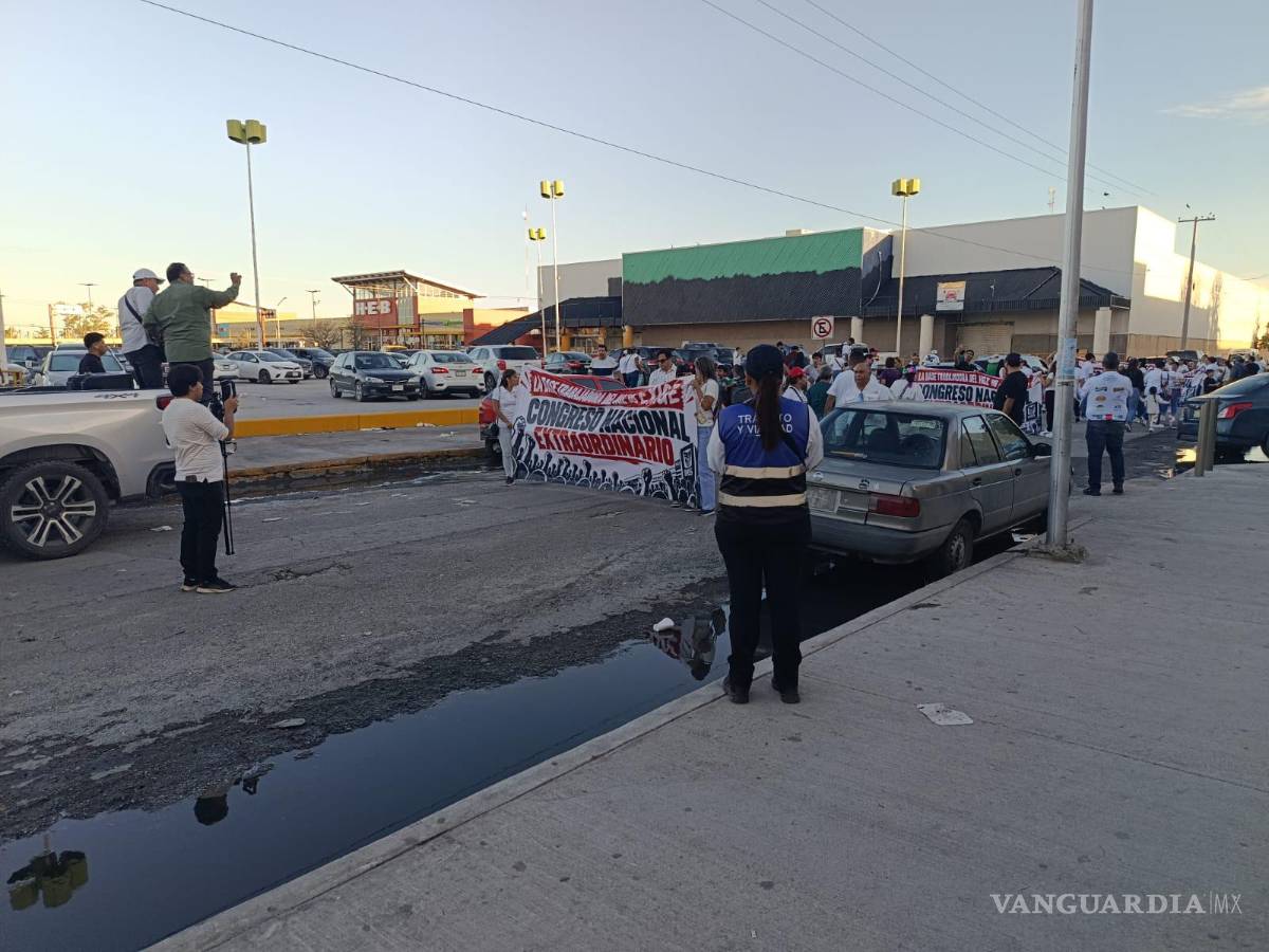 $!Los inconformes se suman a protesta que se lleva a acabo a nivel nacional.