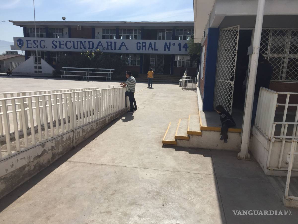 $!En la Secundaria 14 de Saltillo, lo único que hay de sobra son alumnos