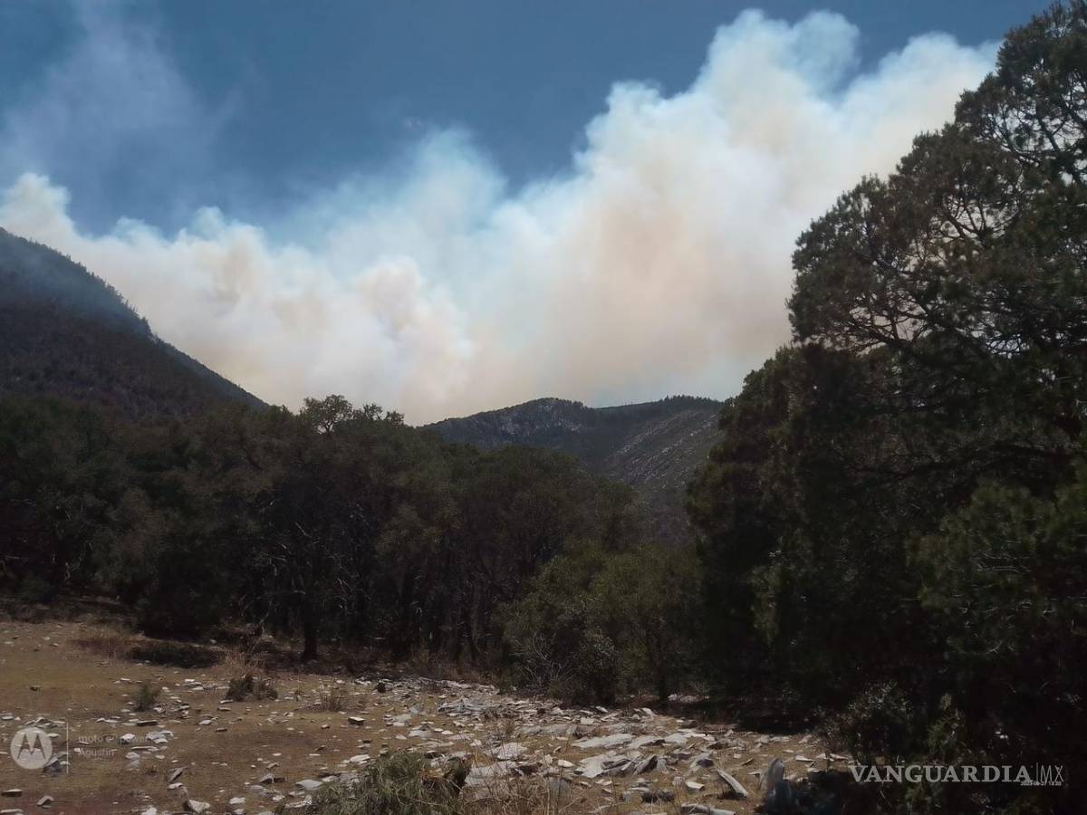 $!Lo difícil del acceso hace que las labores de combate se dificulten y el fuego avance.