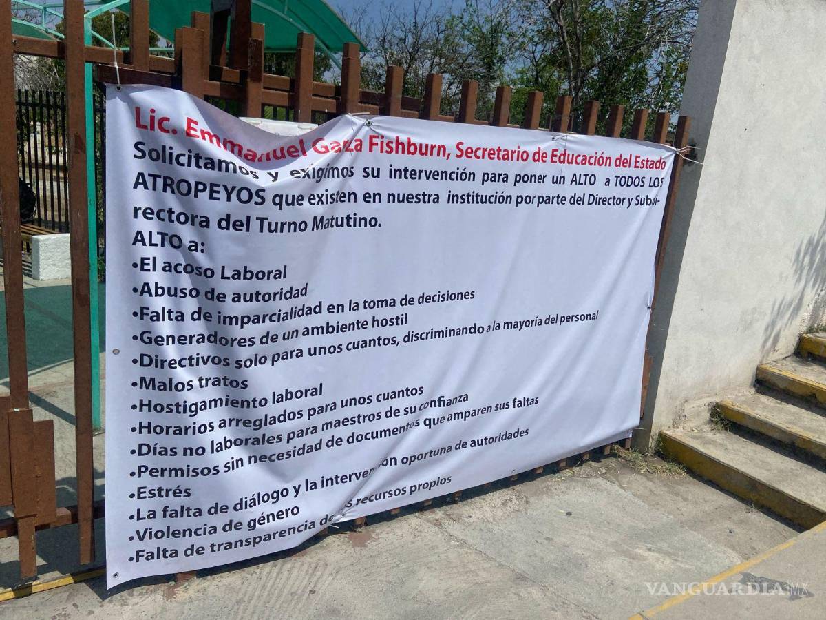 $!Algunos de los maestros hicieron una lista de lo que los incomoda.