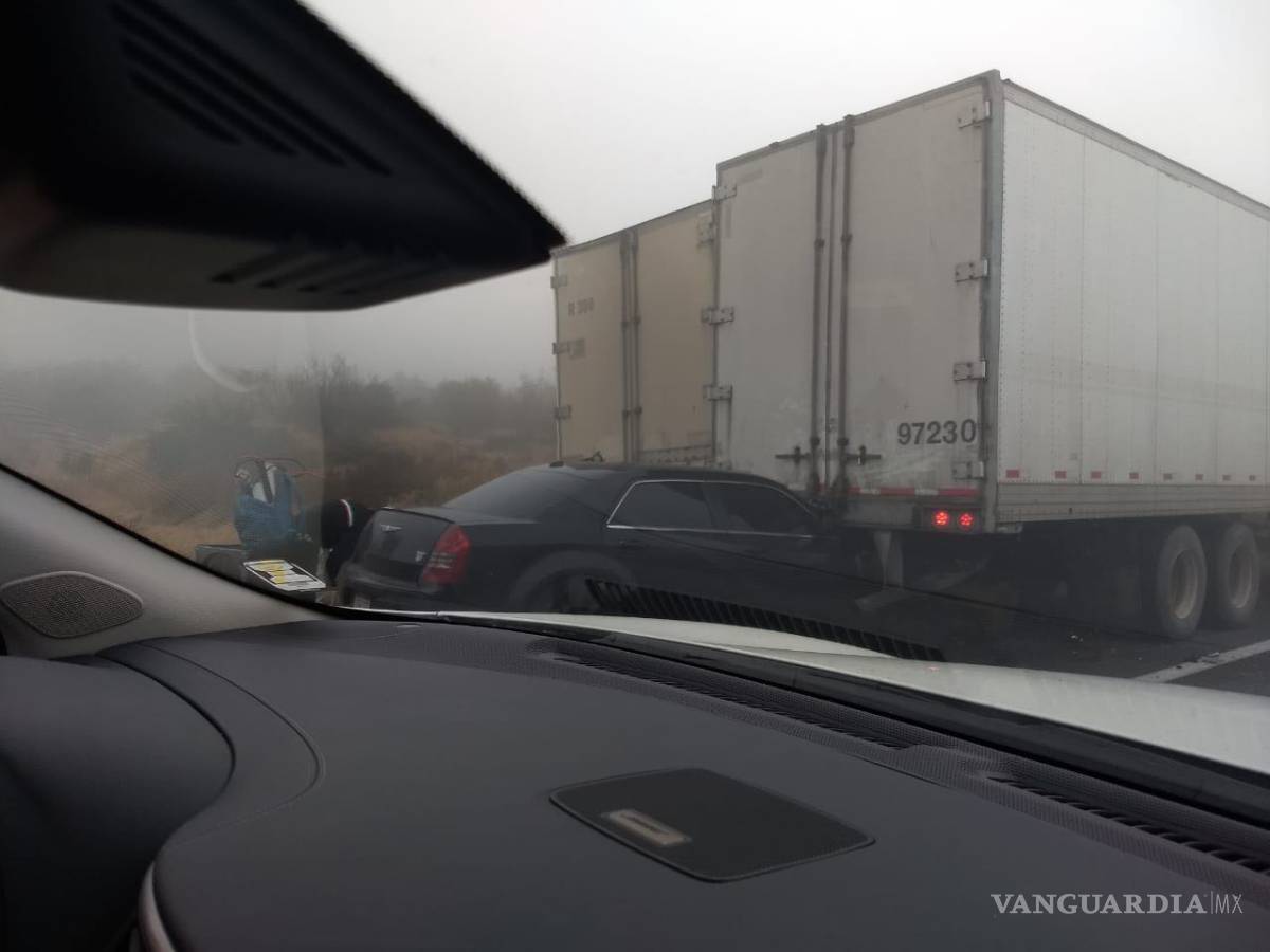 $!Accidentes paralizan la autopista Monterrey-Saltillo