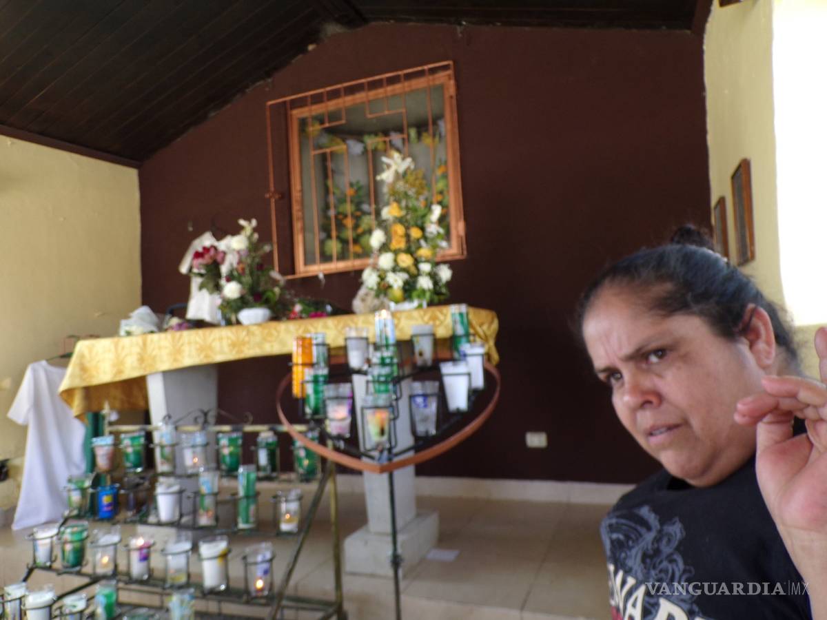 $!Templo de San Juditas, a donde ningún sacerdote acude en la carretera Parras-Paila