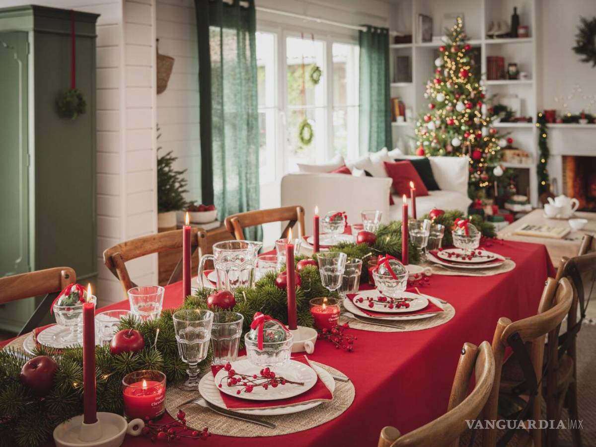 $!El corazón de la casa se traslada a ser el comedor en estas fechas.