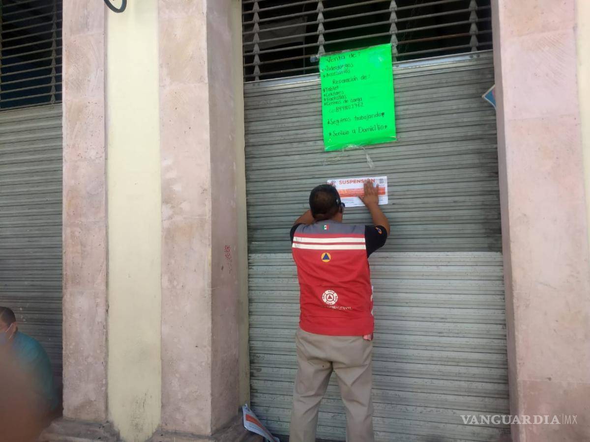 $!Clausuran el Mercado Nuevo Saltillo, por violar protocolos para COVID-19