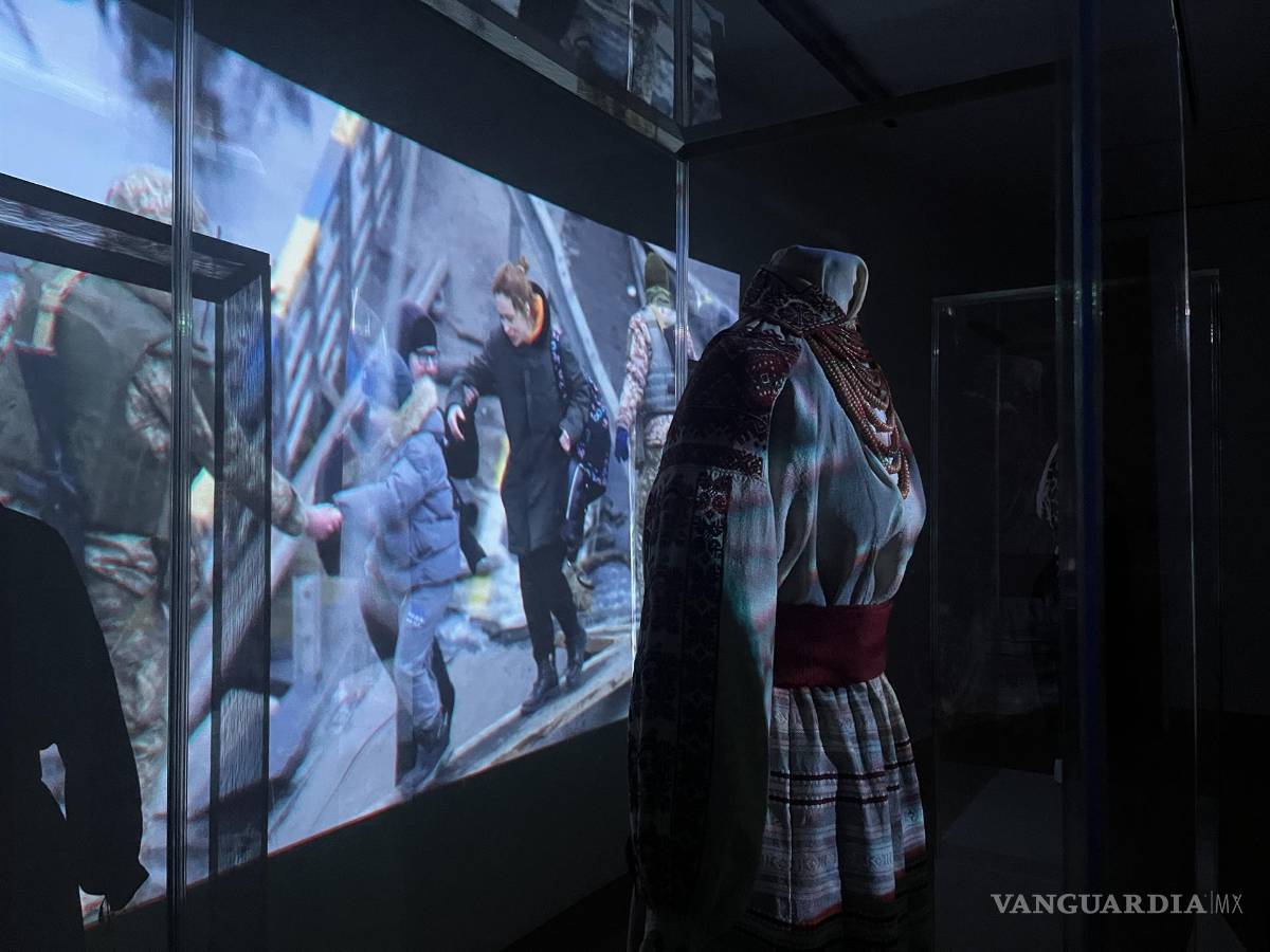 $!Fotografía de un artículo expuesto en el Museo Ucraniano en Nueva York.