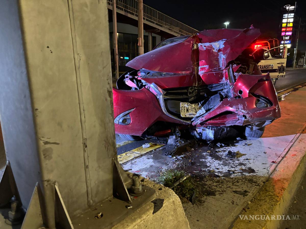 $!El conductor habría perdido el control al quedarse dormido al volante.
