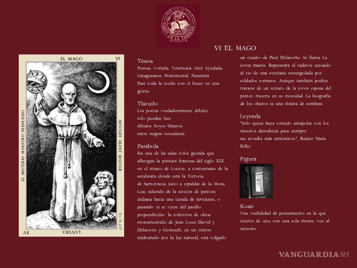 $!Tarot de la taberna: Un salto al vacío que se transfiguró en arte e intuición