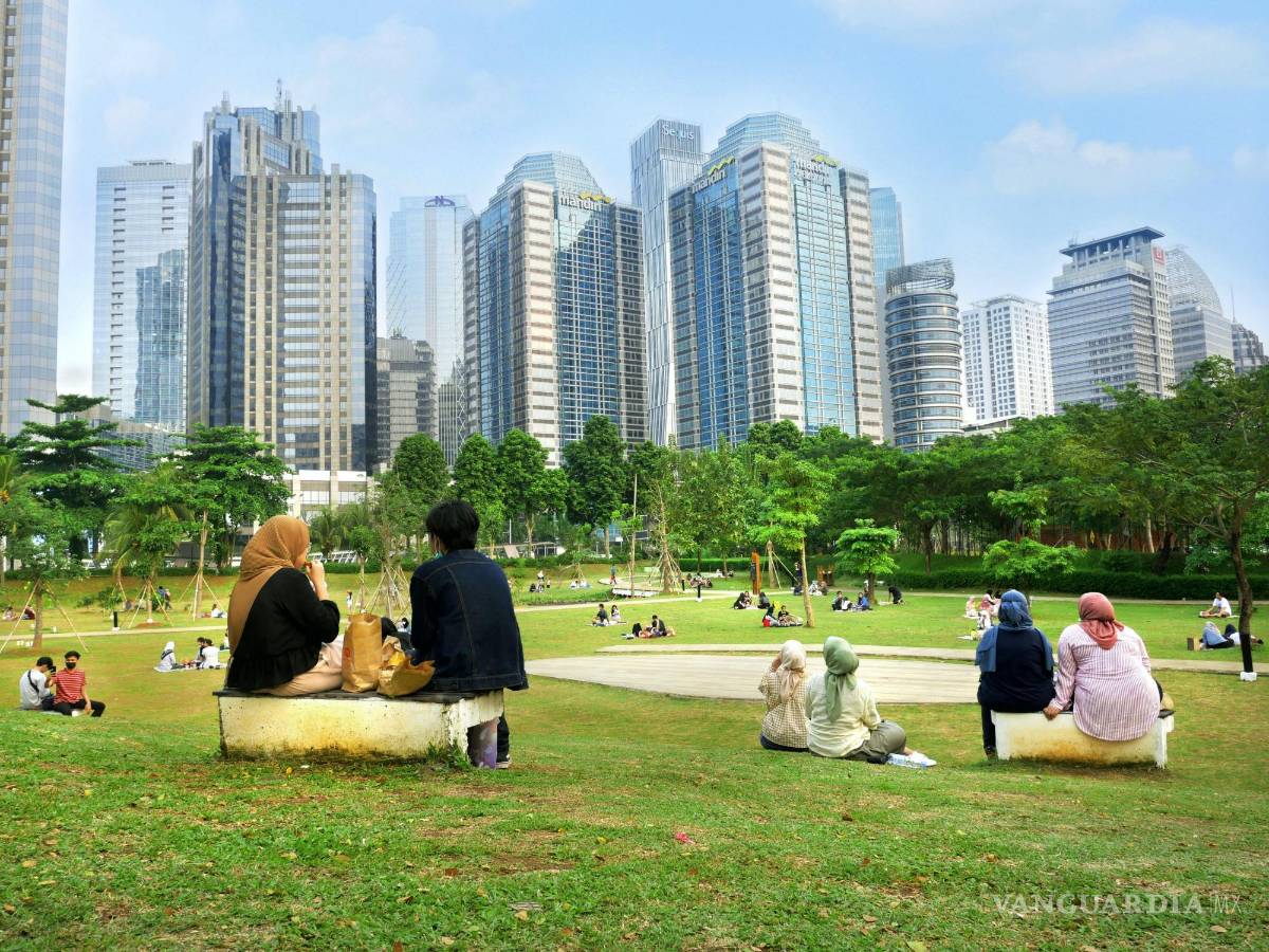$!Momento apacible en un parque de Yakarta, Indonesia.