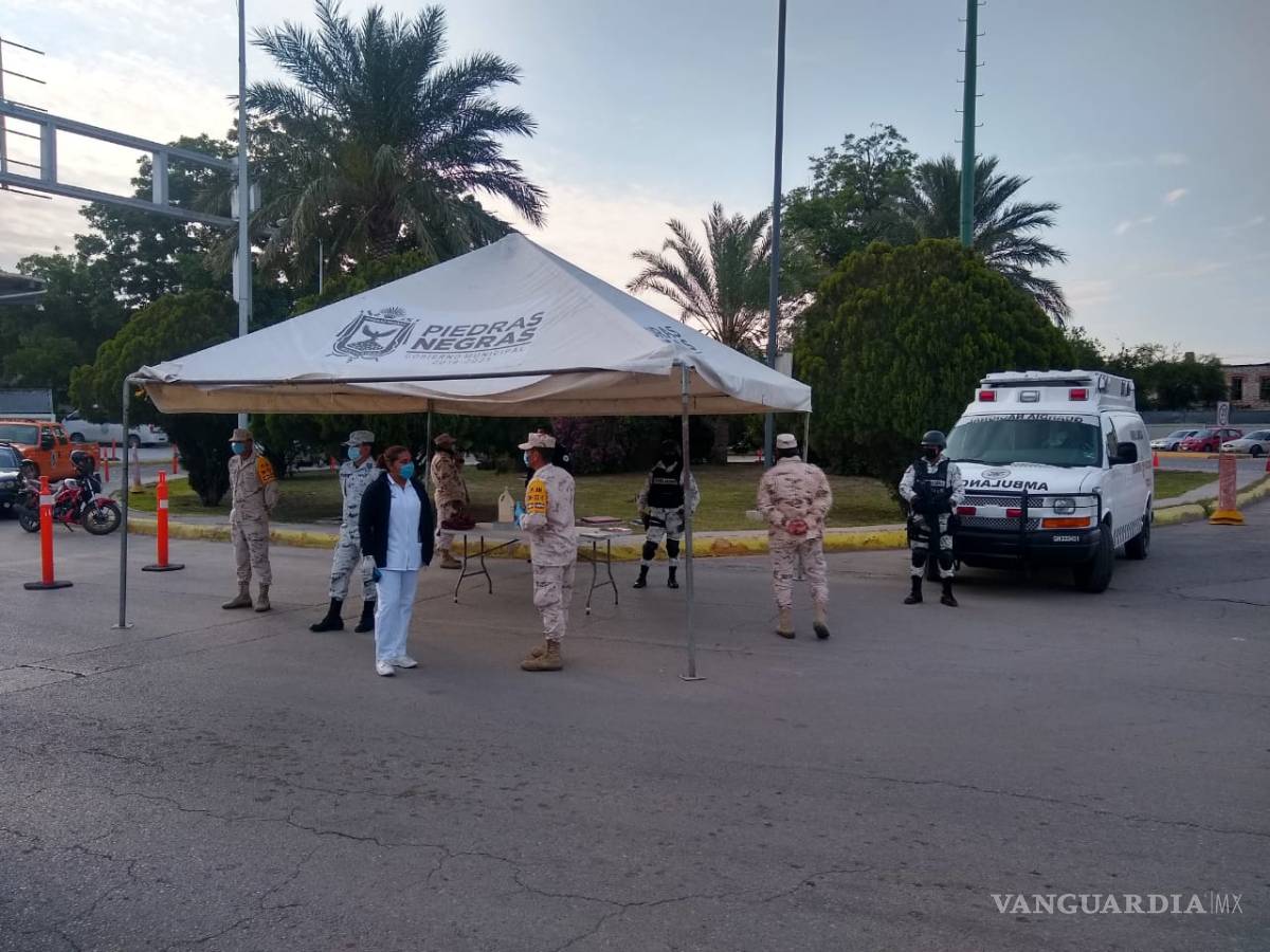 $!Coronavirus: Desplegados en el norte de Coahuila más de 300 elementos de la Guardia Nacional