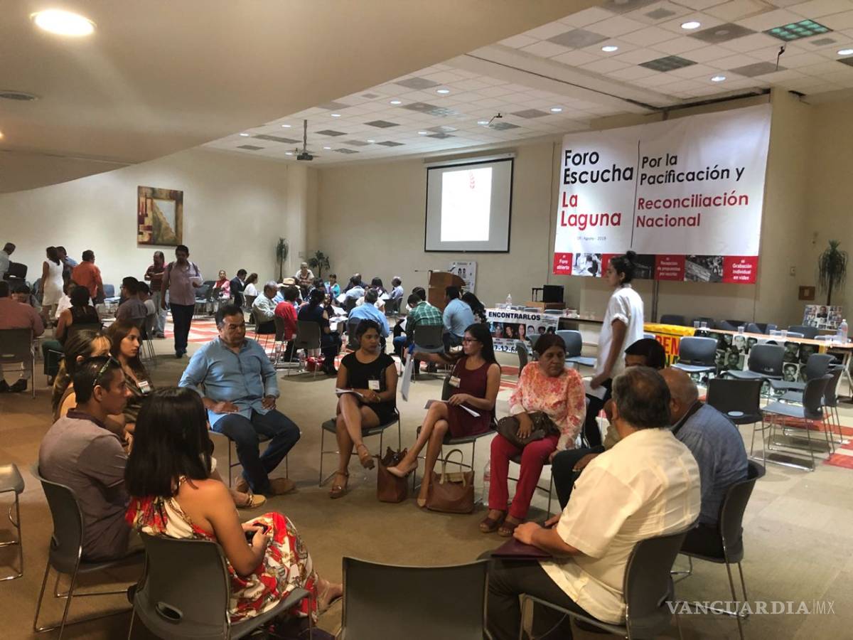 $!En Coahuila, familiares de víctimas de violencia rechazan el ‘perdón’ de AMLO