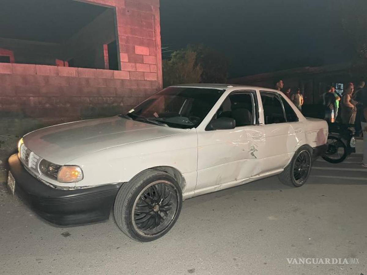 $!El auto causante del accidente.