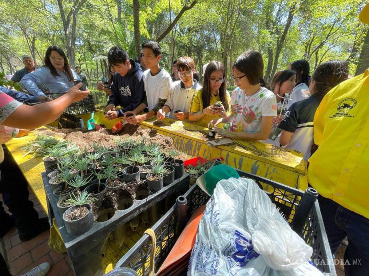 $!Por parte del Ayuntamiento de Saltillo, se entregaron especies de flora endémicas.