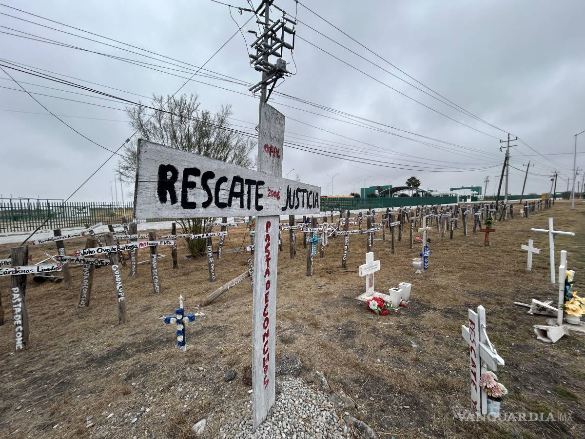 $!La región Carbonífera continúa sumando cruces en la calle por todas las tragedias mineras desde Pasta de Conchos
